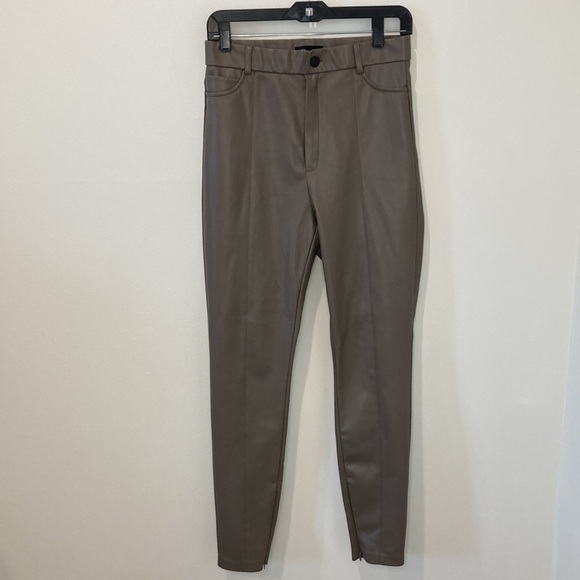 Zara Faux Leather Pant - Picture 3 of 10